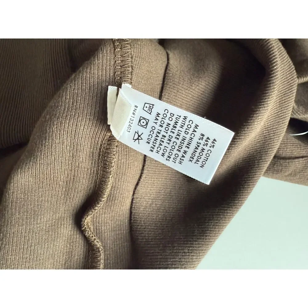 $185 New Cotton Citizen Verona Midi Dress - Espresso - XS